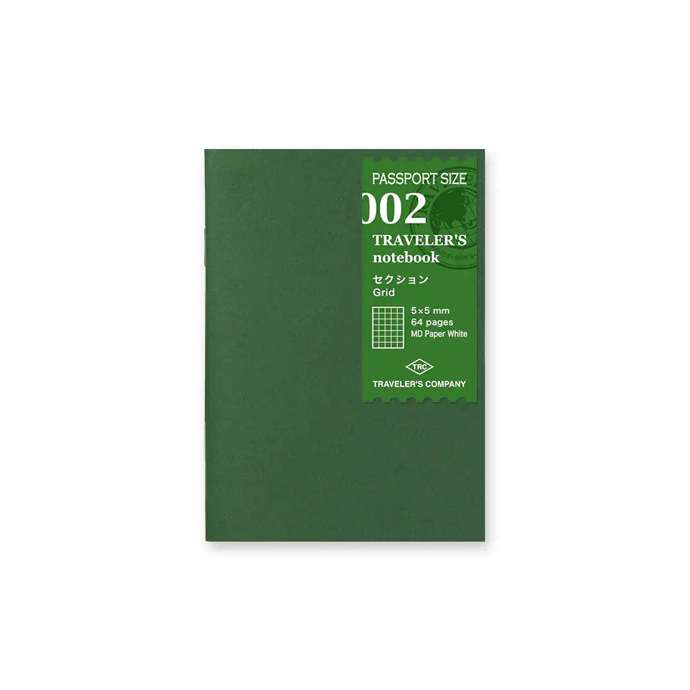 TRAVELER'S notebook Refill - Passport Size - 002 Graph Grid