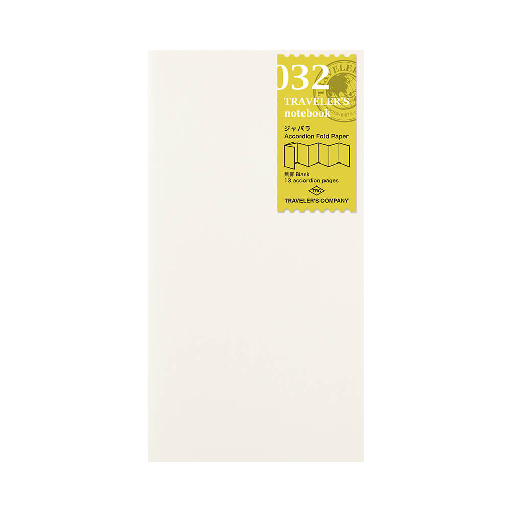 TRAVELER'S notebook Refill - Regular Size - 032 Accordion Fold Paper
