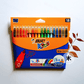 BIC - Kids Couleur - Washable Felt Tip Vivid Colouring Markers - Pack of 18