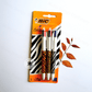 BIC - Limited Edition Animal Prints - 4 Colours Ballpoint Pens 1.0 mm - Pack of 3