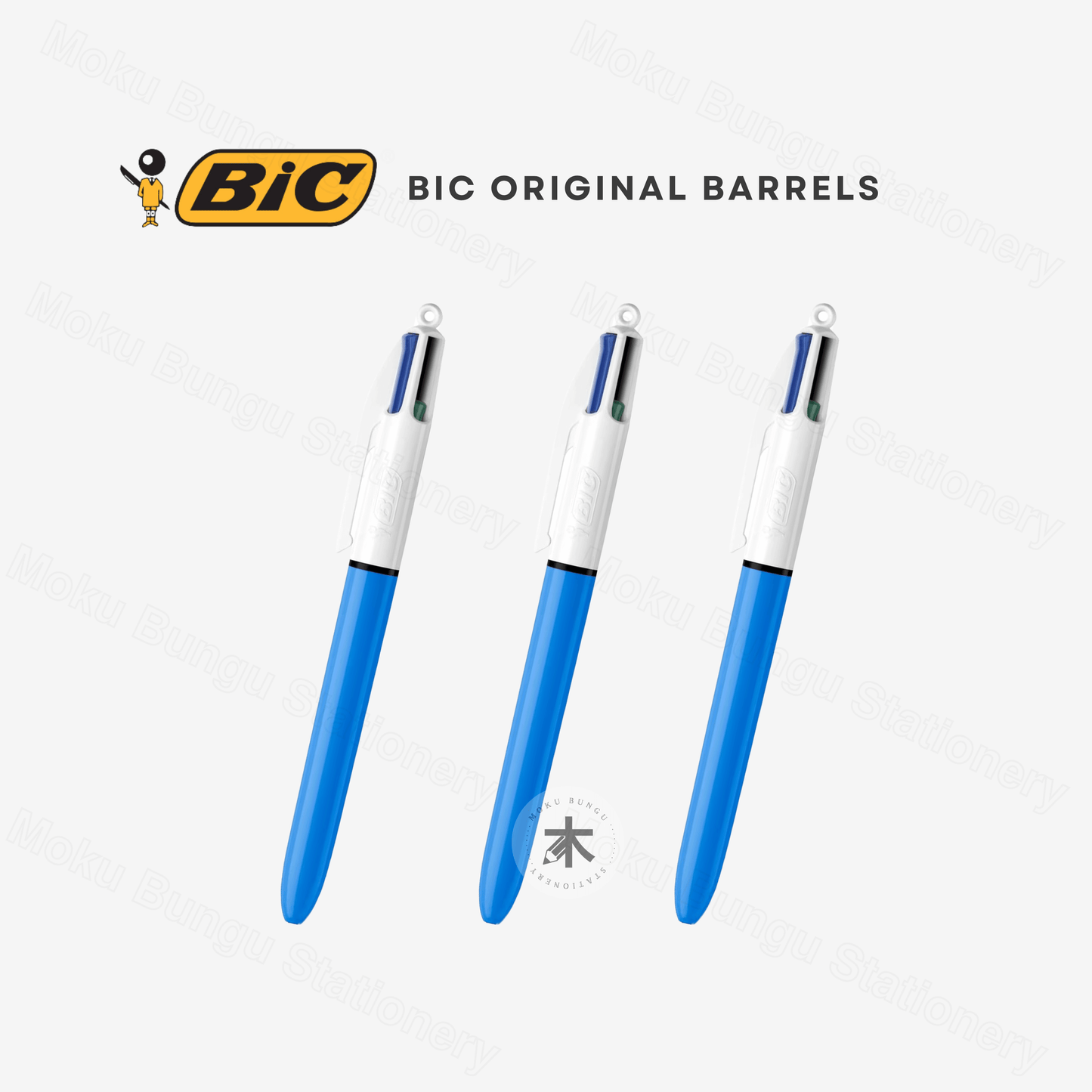 BIC - Original - 4 Colours Ballpoint Pens 1.0 mm - Pack of 3