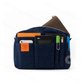 Delfonics - Utility Pouch - Inner Carrying Bag (M) - Dark Blue Denim x Orange