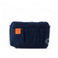Delfonics - Utility Pouch - Inner Carrying Bag (M) - Dark Blue Denim x Orange