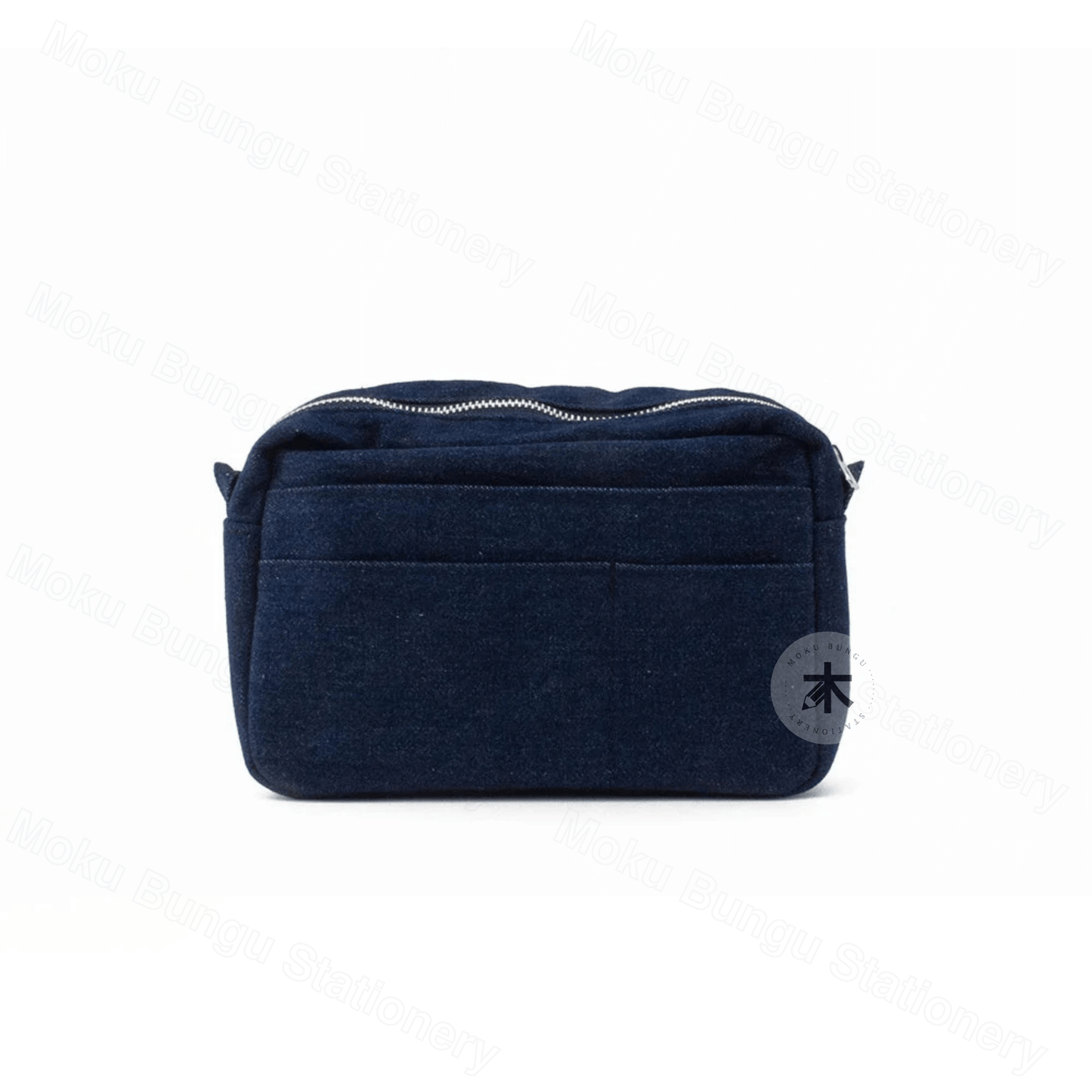 Delfonics - Utility Pouch - Inner Carrying Bag (S) - Dark Blue Denim x Orange
