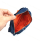 Delfonics - Utility Pouch - Inner Carrying Bag (S) - Dark Blue Denim x Orange