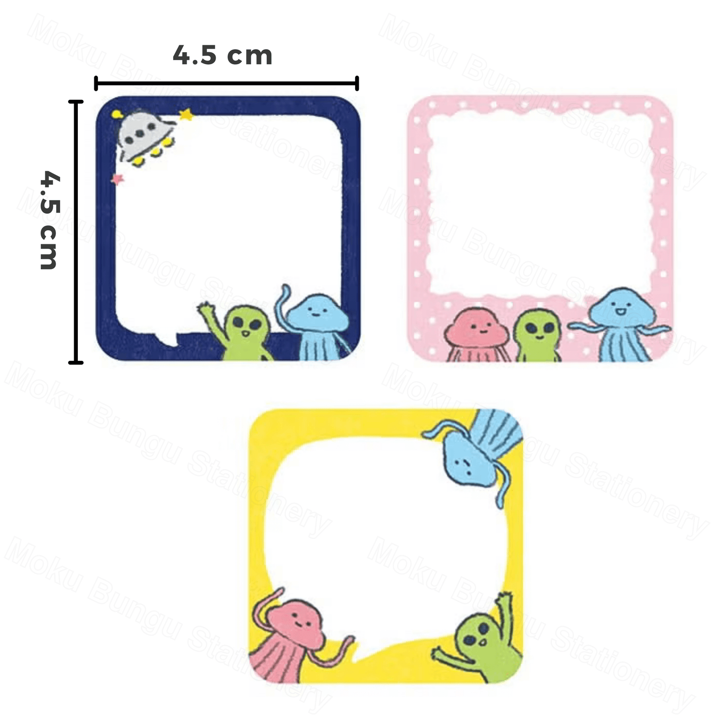 Furukawa Shiko - Mini Sticky Notes - Speech Bubble Series - Alien