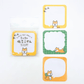 Furukawa Shiko - Mini Sticky Notes - Speech Bubble Series - Dog
