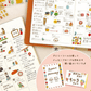 Furukawa Shiko - Planner Sticker Sheet - Watashi-Biyori Series - Sweet Treats