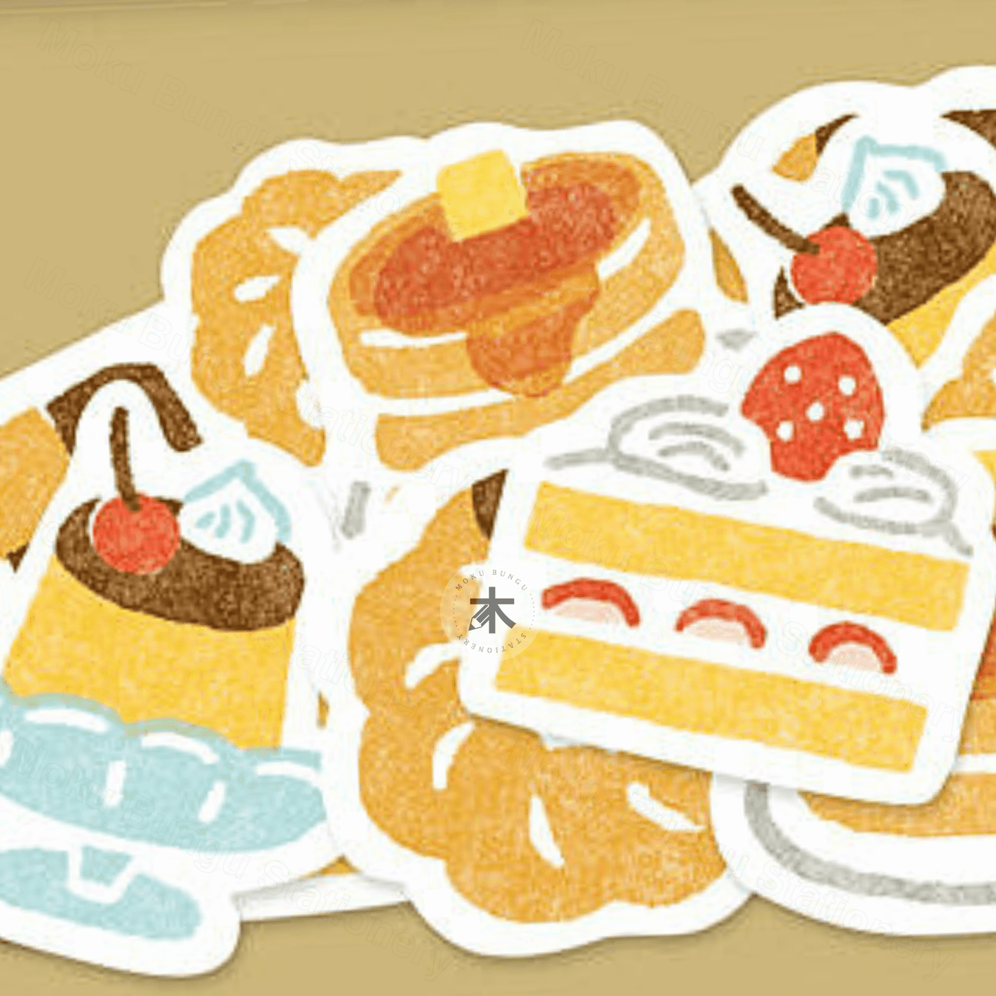 Furukawa Shiko - Washi Flake Stickers - Pochitto Series - Desserts