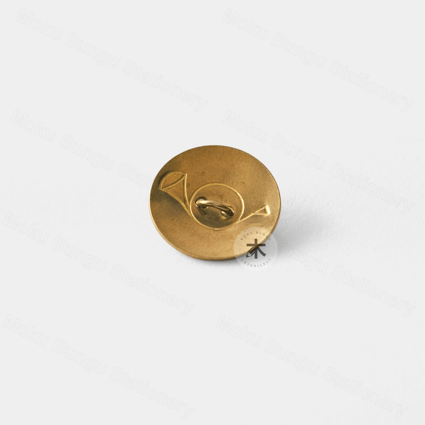 Gekkoso - Gold Button Charm (L)