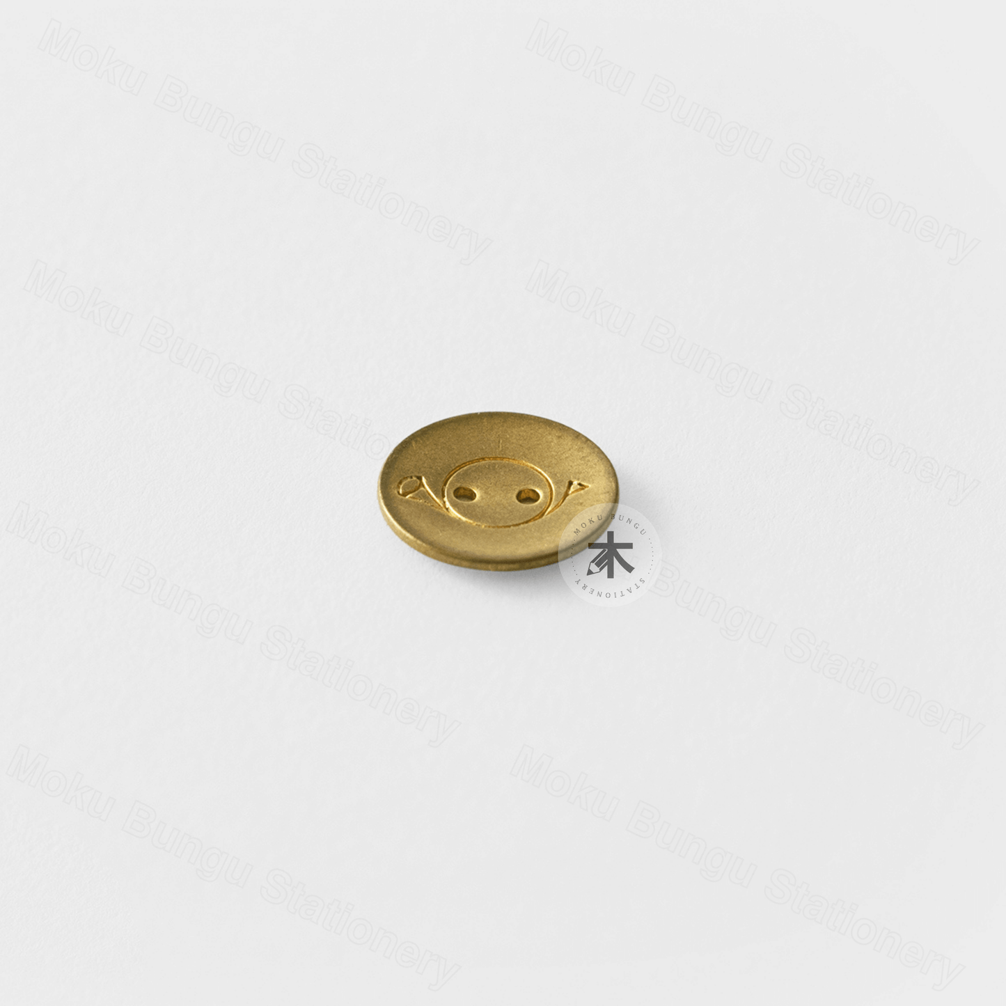 Gekkoso - Gold Button Charm (S)