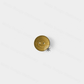 Gekkoso - Gold Button Charm (S)