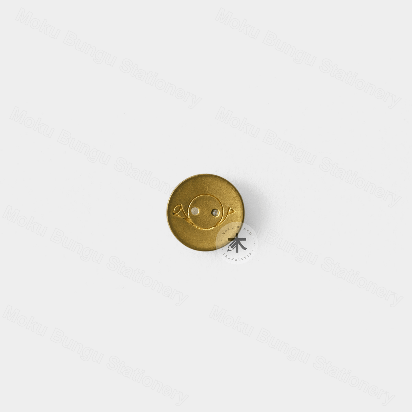 Gekkoso - Gold Button Charm (S)