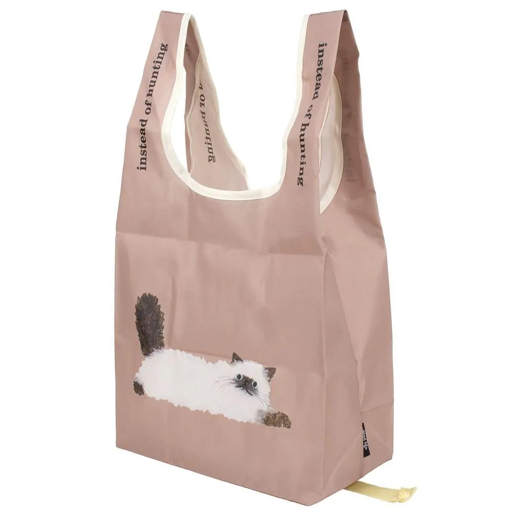 Greeting Life - Foldable Compact Bag (with Bottom Plate) - Yonezu Yusuke - Cat