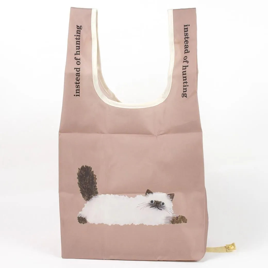 Greeting Life - Foldable Compact Bag (with Bottom Plate) - Yonezu Yusuke - Cat