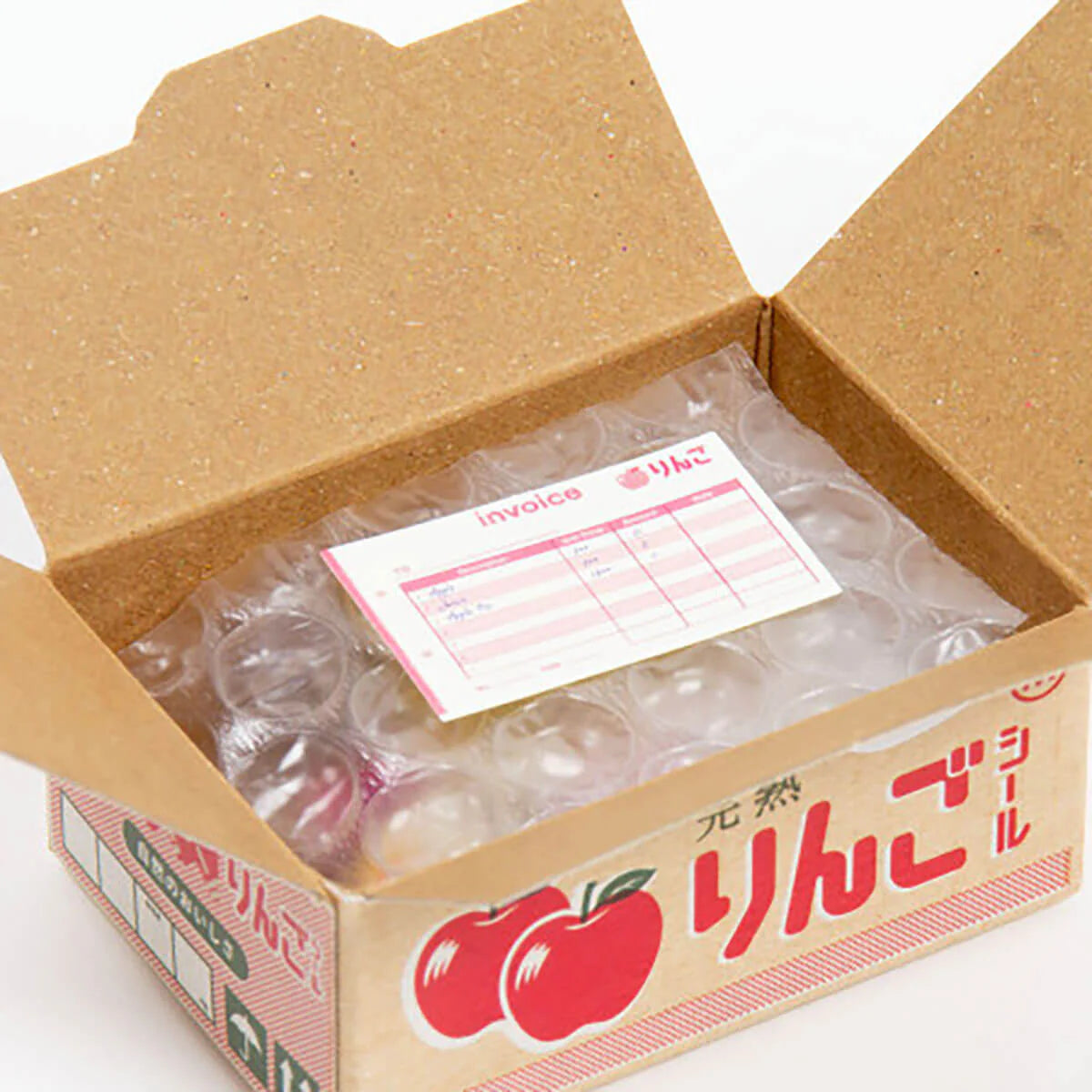 Greeting Life - Hako Seal - Mini Box of Flake Stickers - Apple