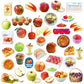 Greeting Life - Hako Seal - Mini Box of Flake Stickers - Apple