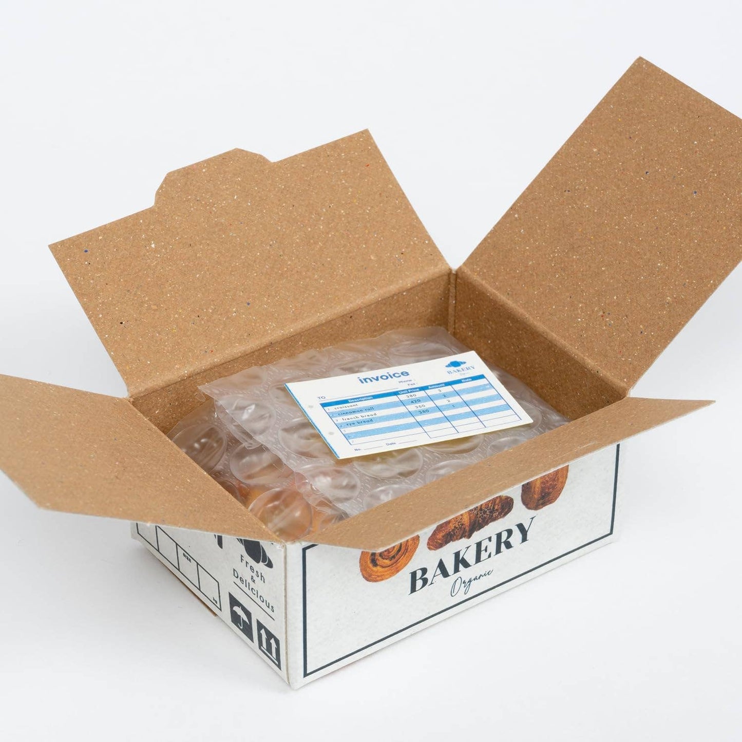 Greeting Life - Hako Seal - Mini Box of Flake Stickers - Bakery