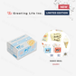 Greeting Life - Hako Seal - Mini Box of Flake Stickers - Dairy