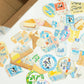 Greeting Life - Hako Seal - Mini Box of Flake Stickers - Dairy