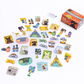 Greeting Life - Hako Seal - Mini Box of Flake Stickers - Dog Supply