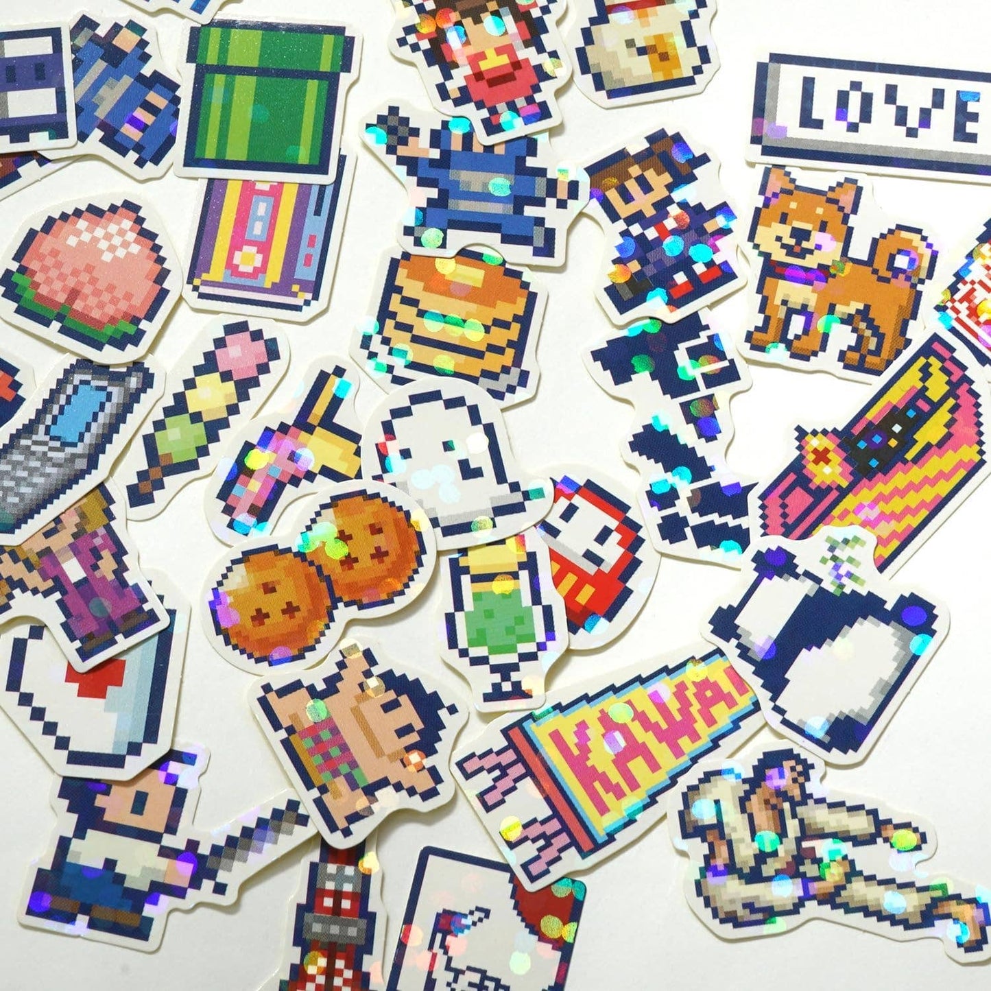 Greeting Life - Hako Seal - Mini Box of Flake Stickers - Japan