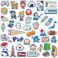 Greeting Life - Hako Seal - Mini Box of Flake Stickers - Japan