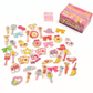 Greeting Life - Hako Seal - Mini Box of Flake Stickers - Magical Girl