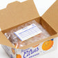 Greeting Life - Hako Seal - Mini Box of Flake Stickers - Orange