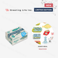 Greeting Life - Hako Seal - Mini Box of Flake Stickers - Seafood