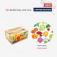 Greeting Life - Hako Seal - Mini Box of Flake Stickers - Vegetable
