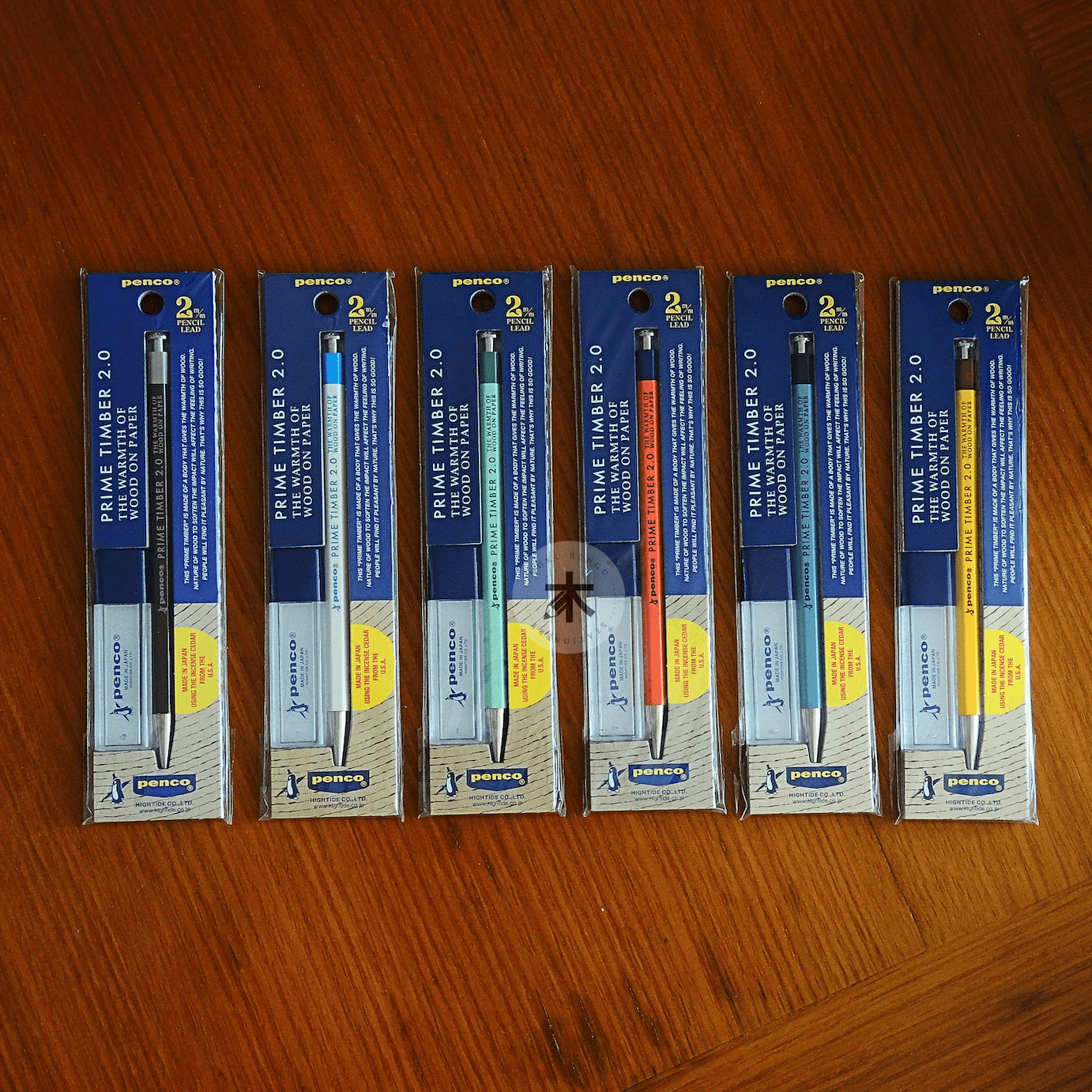 Hightide - Penco Prime Timber Mechanical Pencil - 2mm - Brown