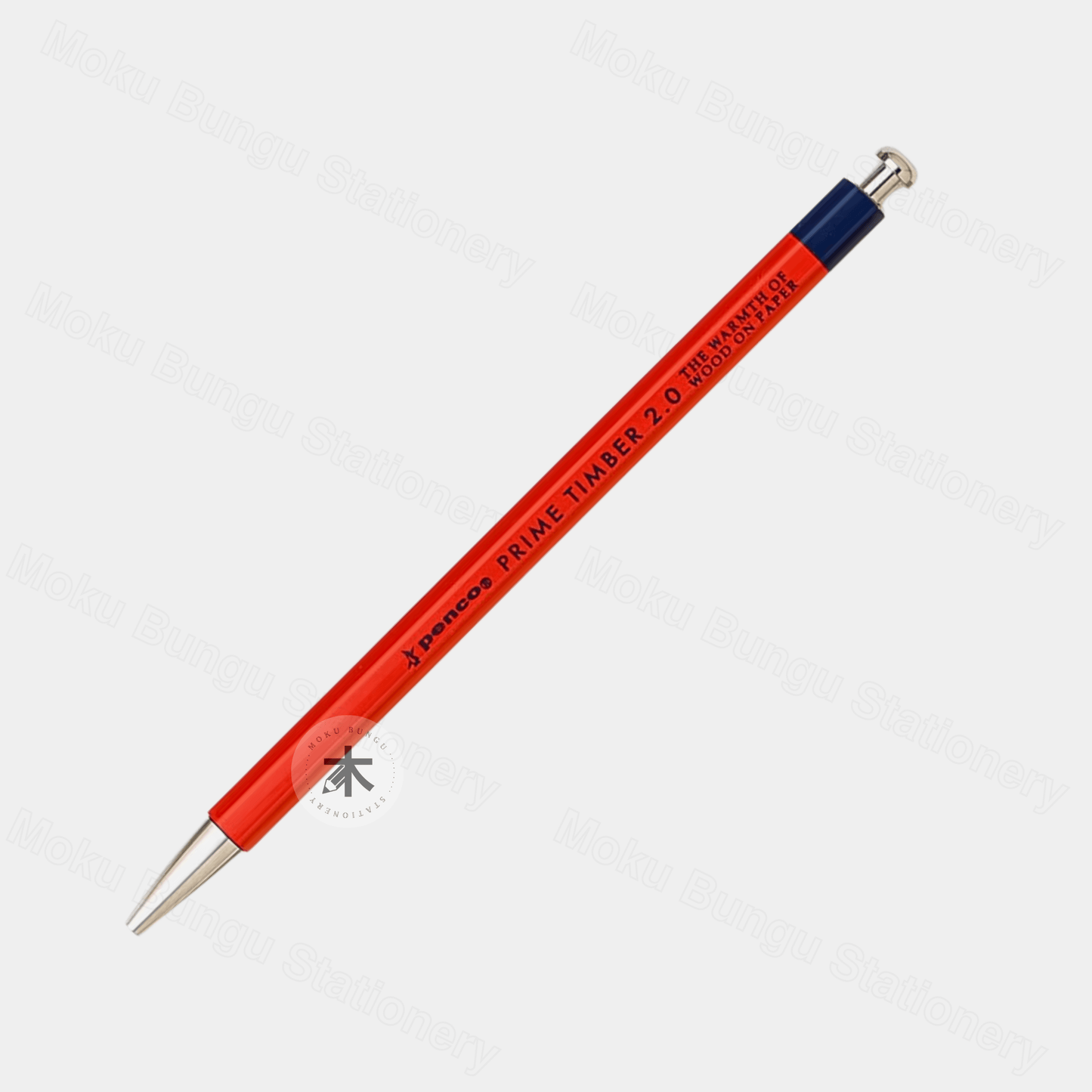 Hightide - Penco Prime Timber Mechanical Pencil - 2mm - Red