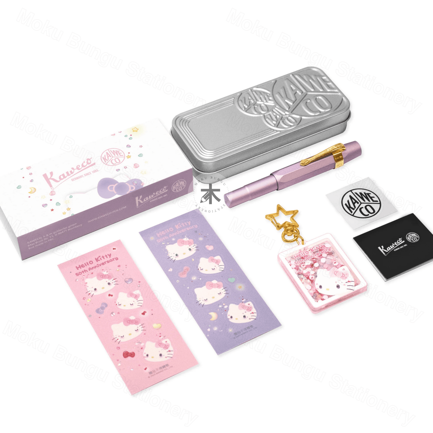 Kaweco x Hello Kitty - 50th Anniversary Limited Edition - AL Sport Fountain Pen - Lilac - Fine Nib