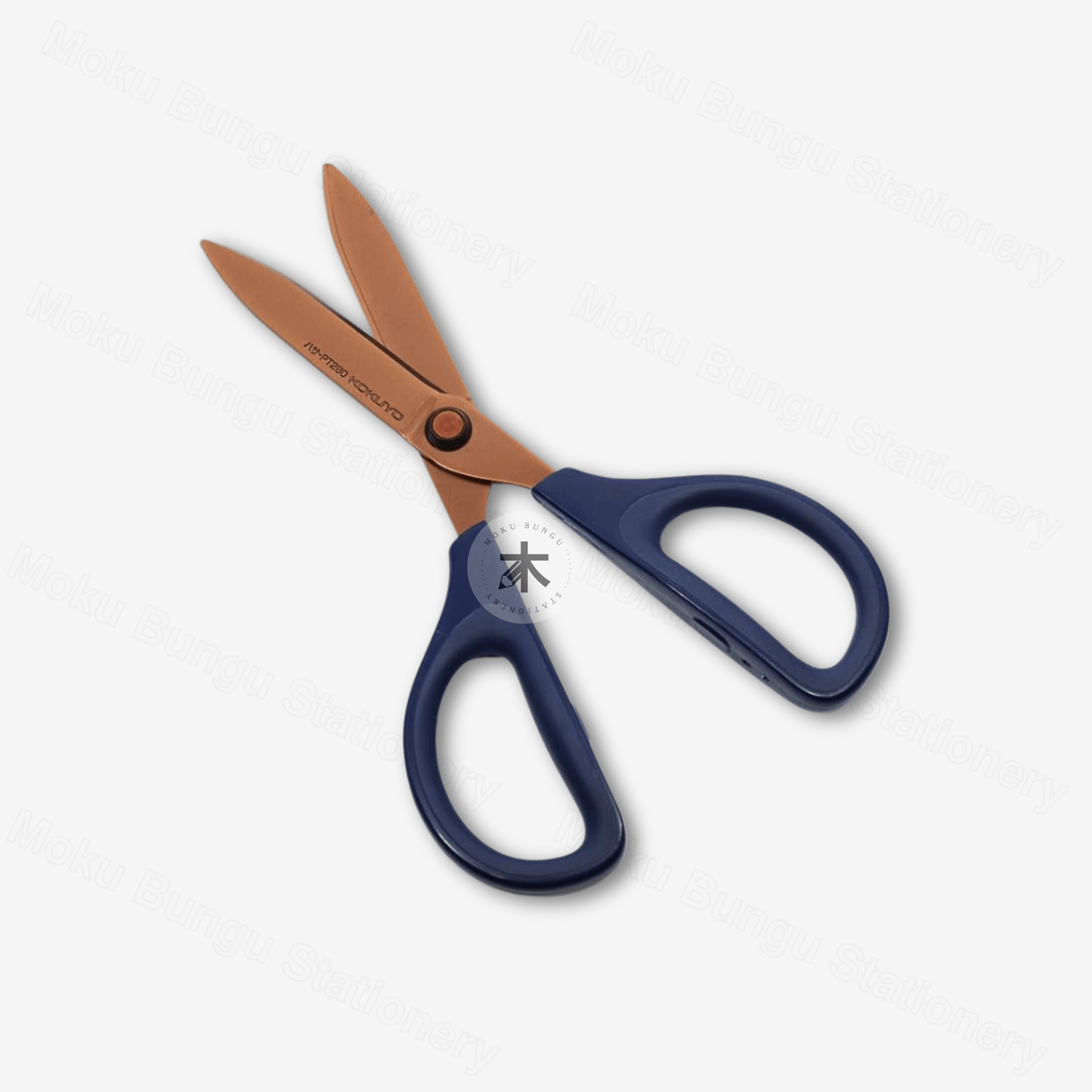 Kokuyo Saxa Advanced Scissors - Titanium Coating Blades - Navy