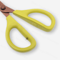 Kokuyo Saxa Advanced Scissors - Titanium Coating Blades - Yellow Green