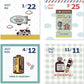 Koyomi Seikatsu - Shinnippon Calendar x Eric Small Things - 2027 Mini Square Daily Calendar - 365 Days