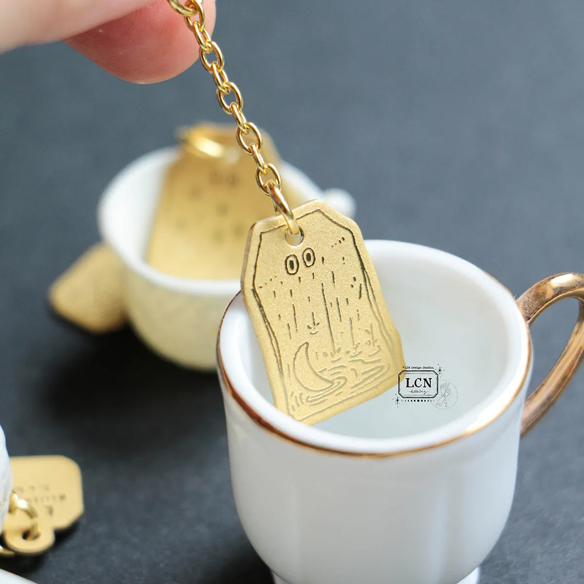 LCN Design Studio - Brass Charm Blind Box - Tea Bag