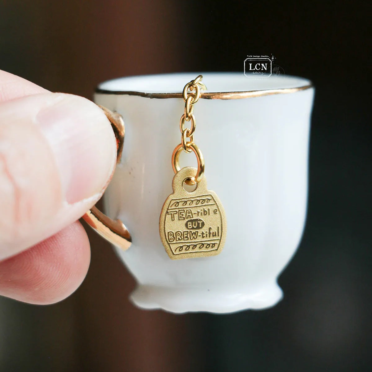 LCN Design Studio - Brass Charm Blind Box - Tea Bag