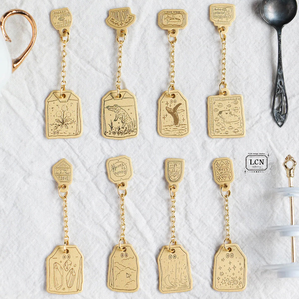 LCN Design Studio - Brass Charm Blind Box - Tea Bag