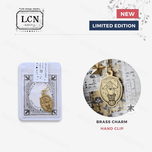 LCN Design Studio - Brass Charm - Hand Clip