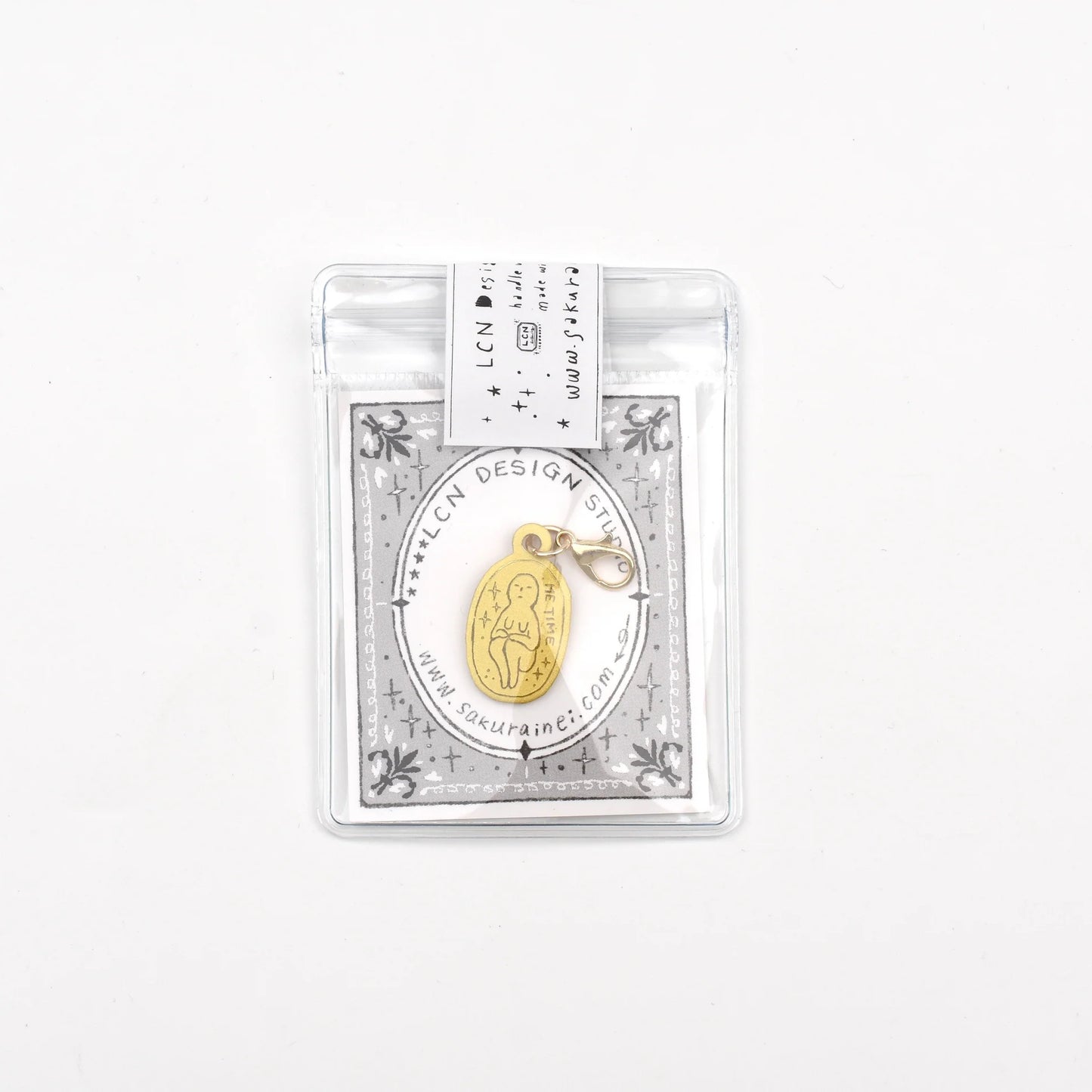 LCN Design Studio - Brass Charm - Me Time
