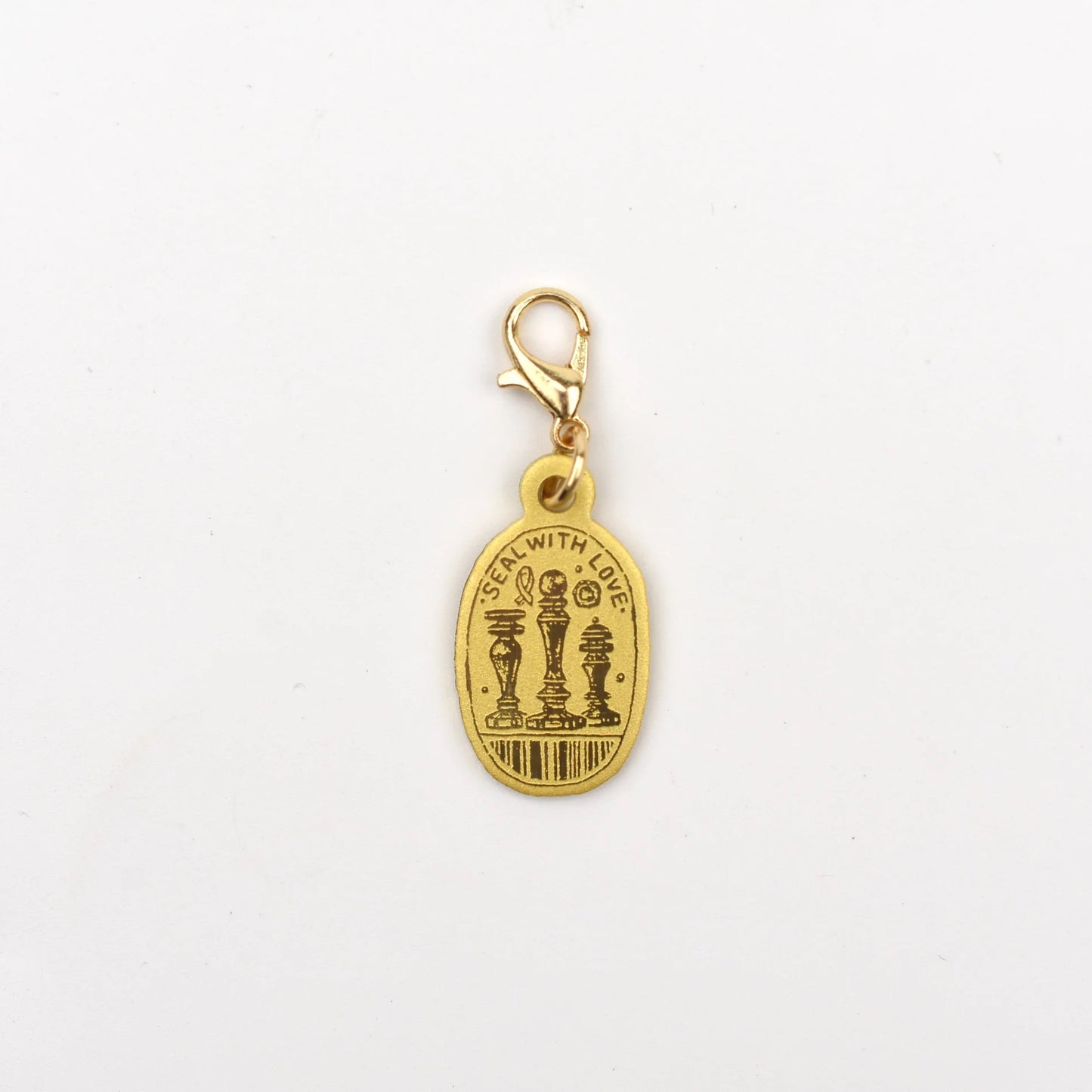 LCN Design Studio - Brass Charm - Seal with Love