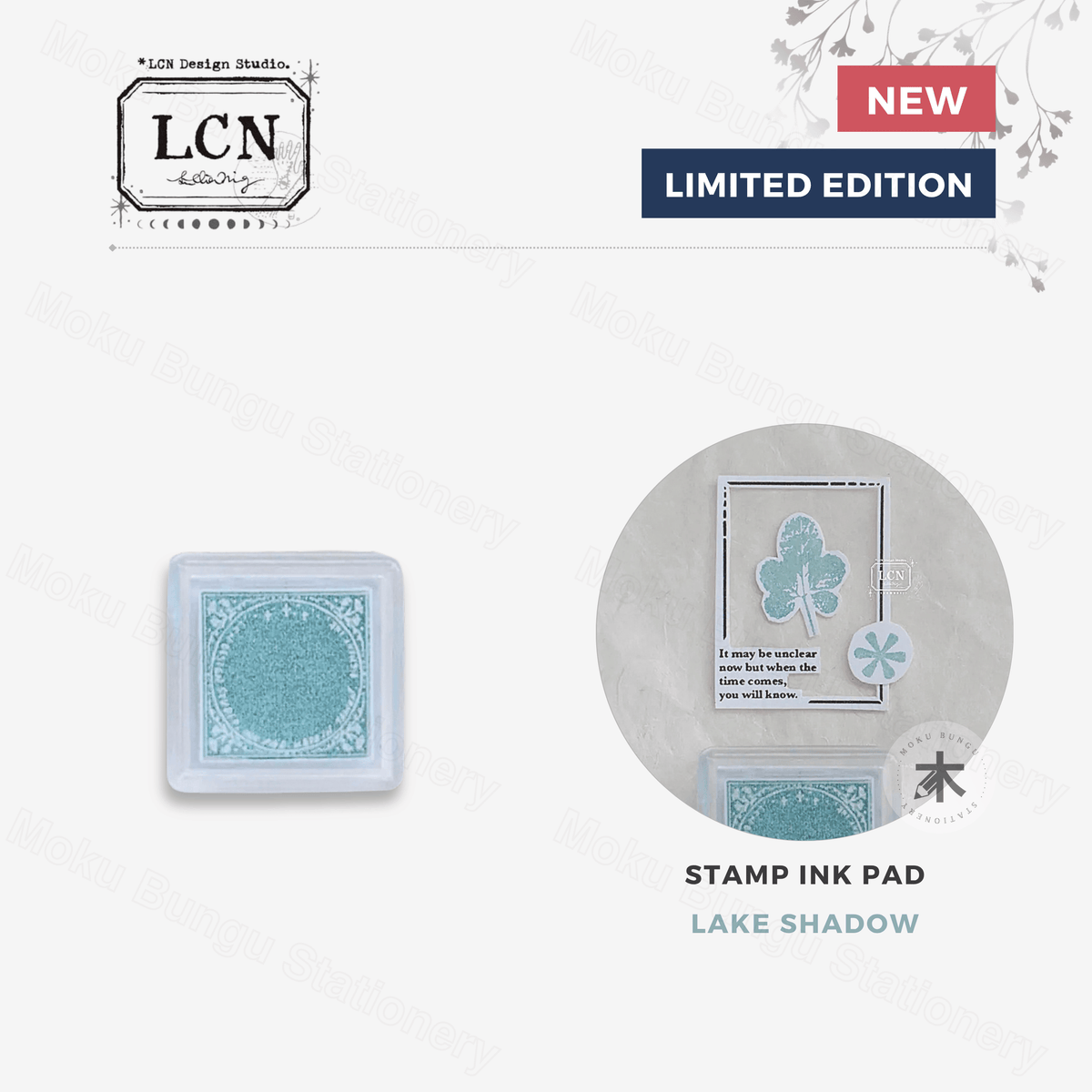 LCN Design Studio - Ink Pad - Single Colour - Four Seasons Series - Lake Shadow