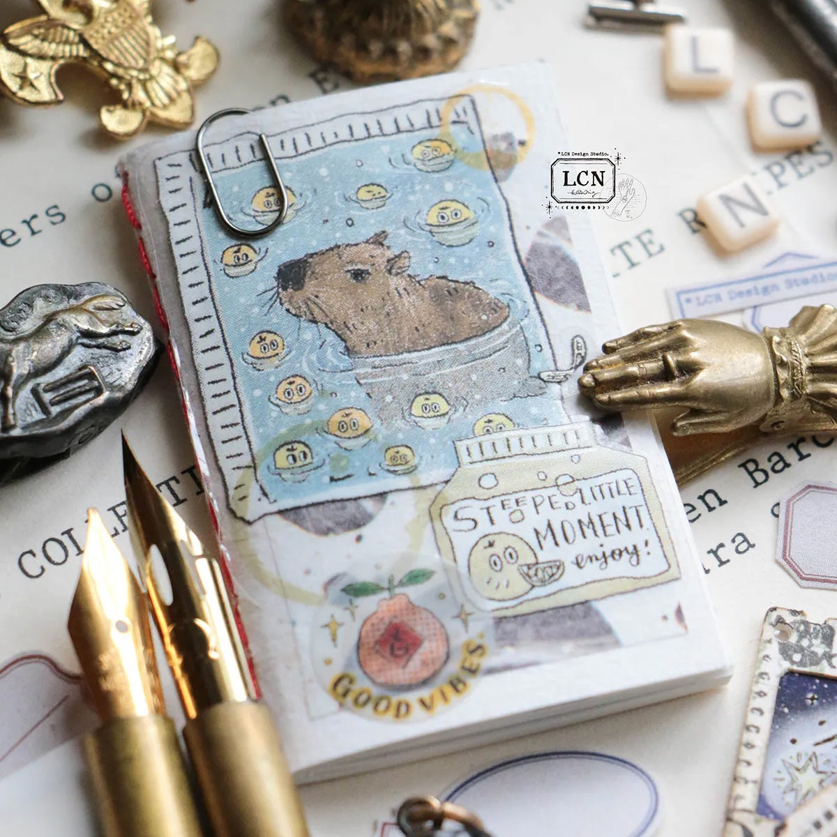 LCN Design Studio - Kiss-Cut PET Tape - Tea Time