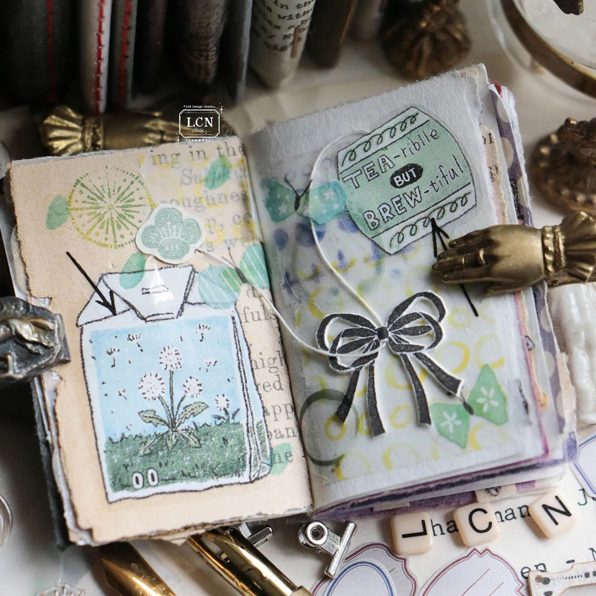 LCN Design Studio - Kiss-Cut PET Tape - Tea Time