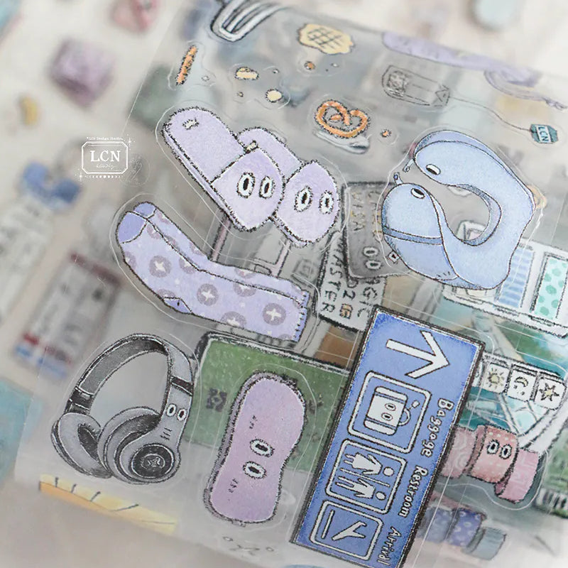 LCN Design Studio - Kiss-Cut PET Tape - Travel Essentials