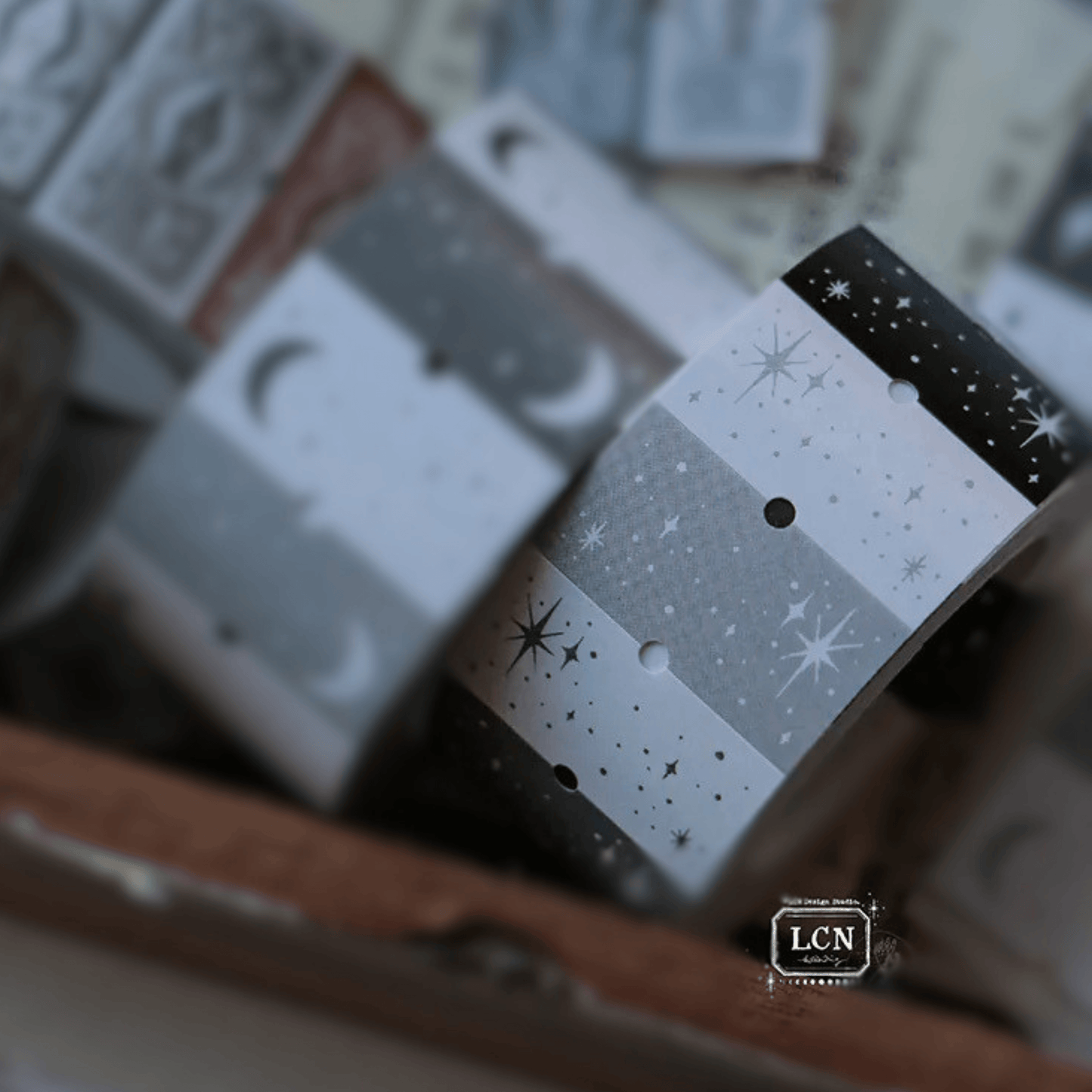 LCN Design Studio - Label Sticker Roll - The Stars
