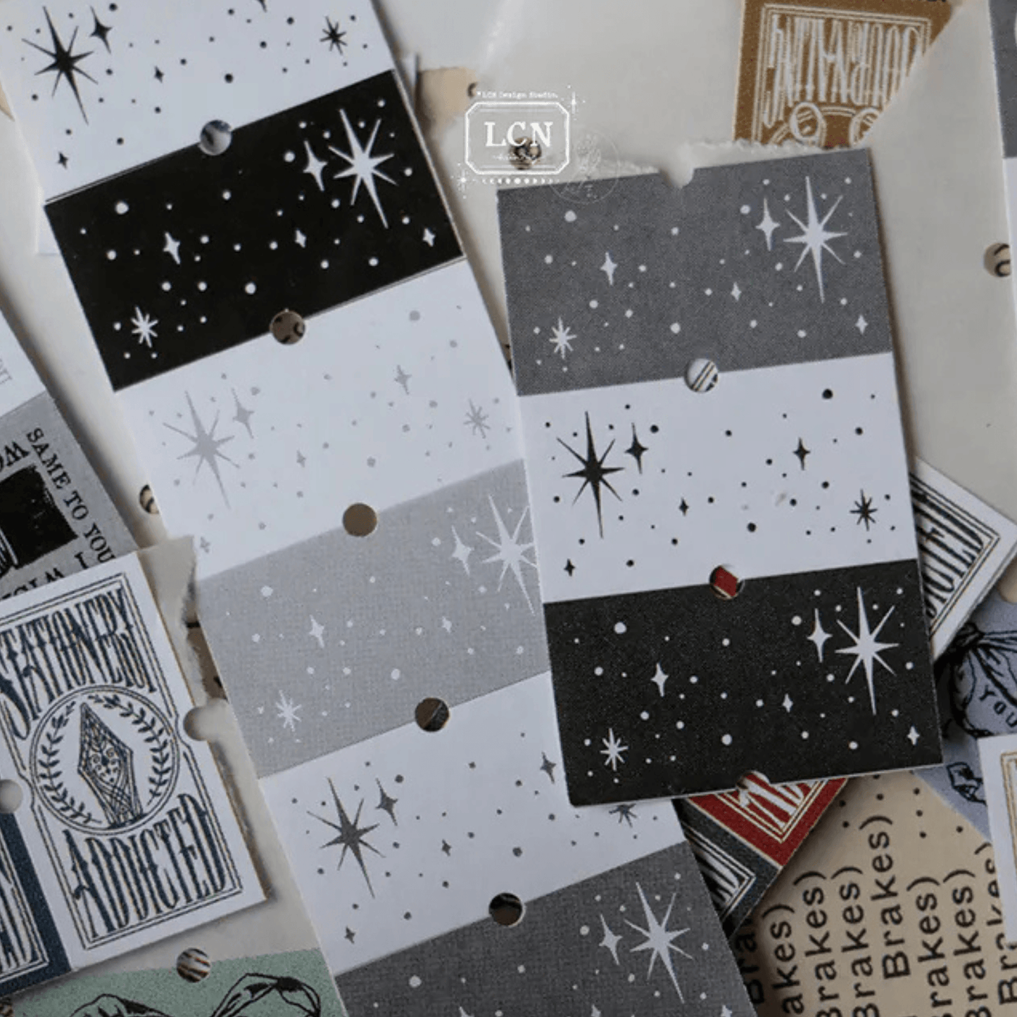 LCN Design Studio - Label Sticker Roll - The Stars