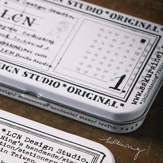 LCN Design Studio - Metal Storage Tin - Rectangular - No. 1 White